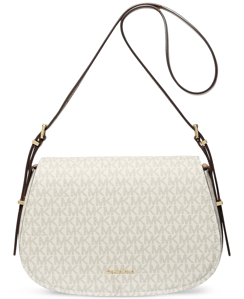 Michael Michael Kors Lydia Small Monogram Flap Messenger