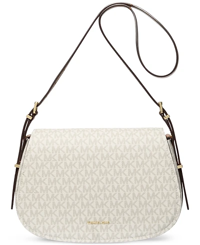 Michael Michael Kors Lydia Small Monogram Flap Messenger