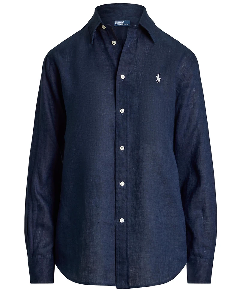 Polo Ralph Lauren Women's Classic-Fit 100% Linen Shirt