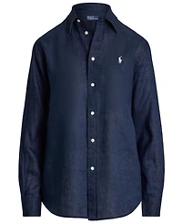 Polo Ralph Lauren Women's Classic-Fit 100% Linen Shirt