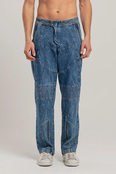 Pcfg Men's Free Heaven Motorcycle Jeans