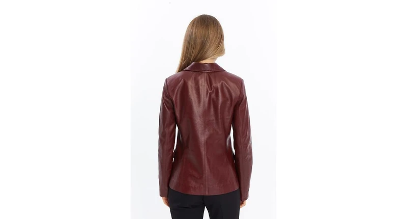 Furniq Uk Women's Genuine Leather Jacket