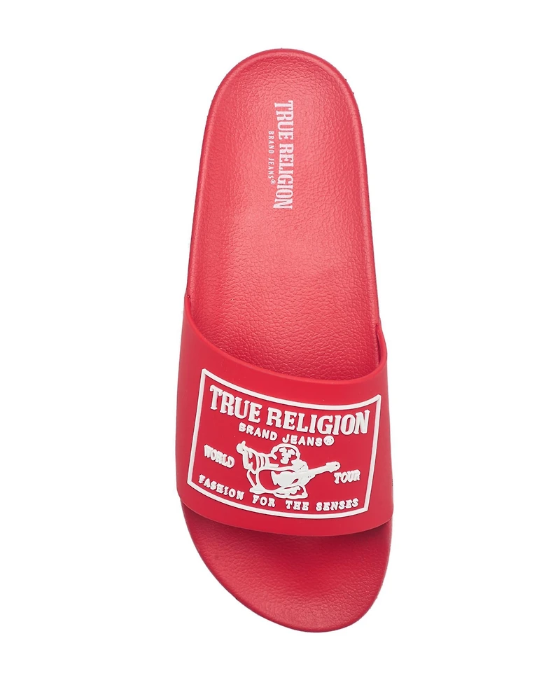 True Religion Men's Kendrick Logo Slide
