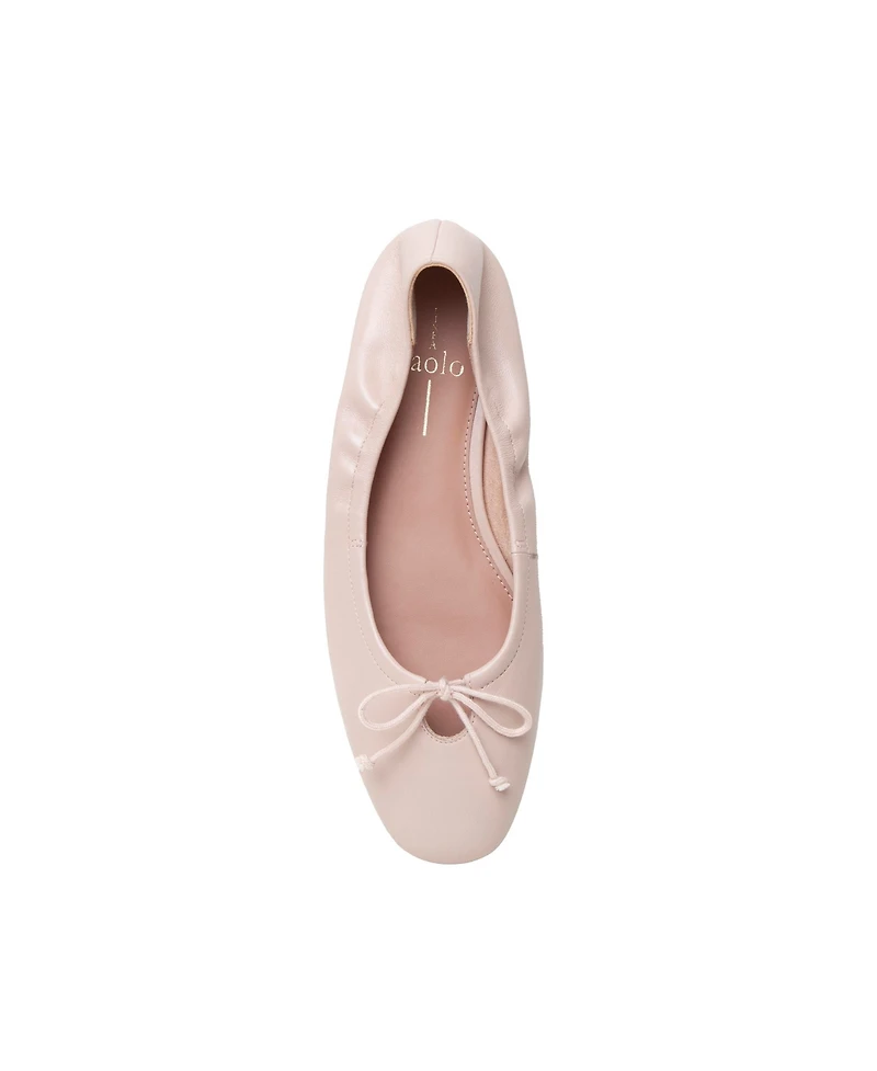 Linea Paolo Mila | Ruched Top Line Ballet Flats