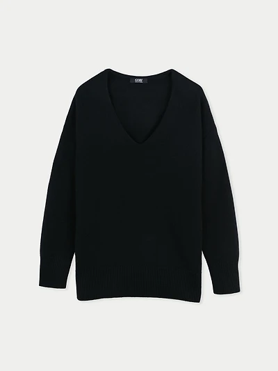 Gobi Cashmere Women's Relaxed-Fit V-Neck Sweater