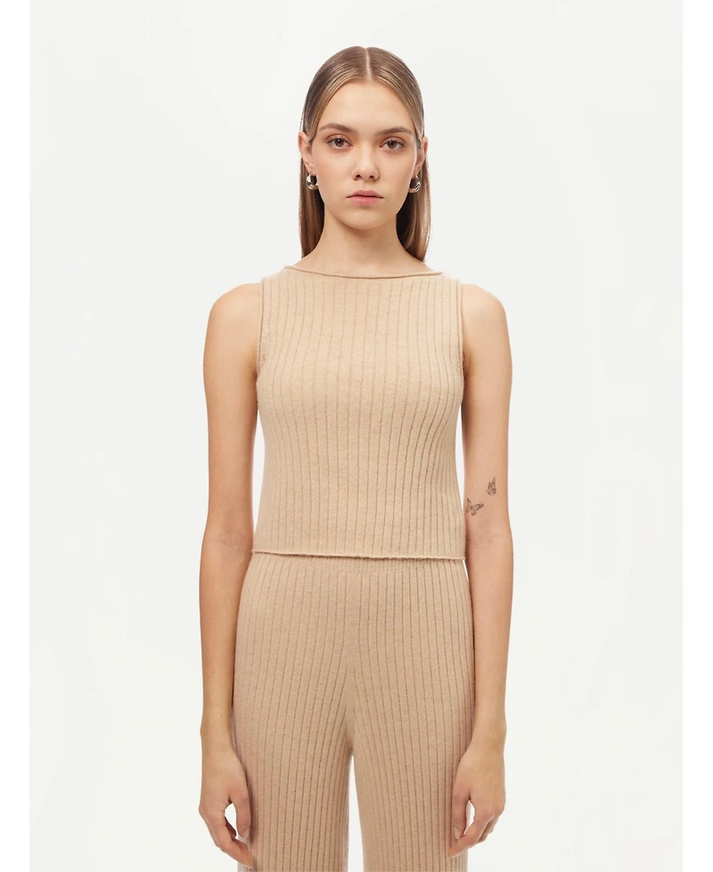 Gobi Cashmere Women's Crop Top