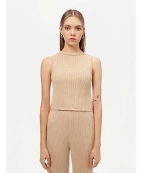 Gobi Cashmere Women's Crop Top