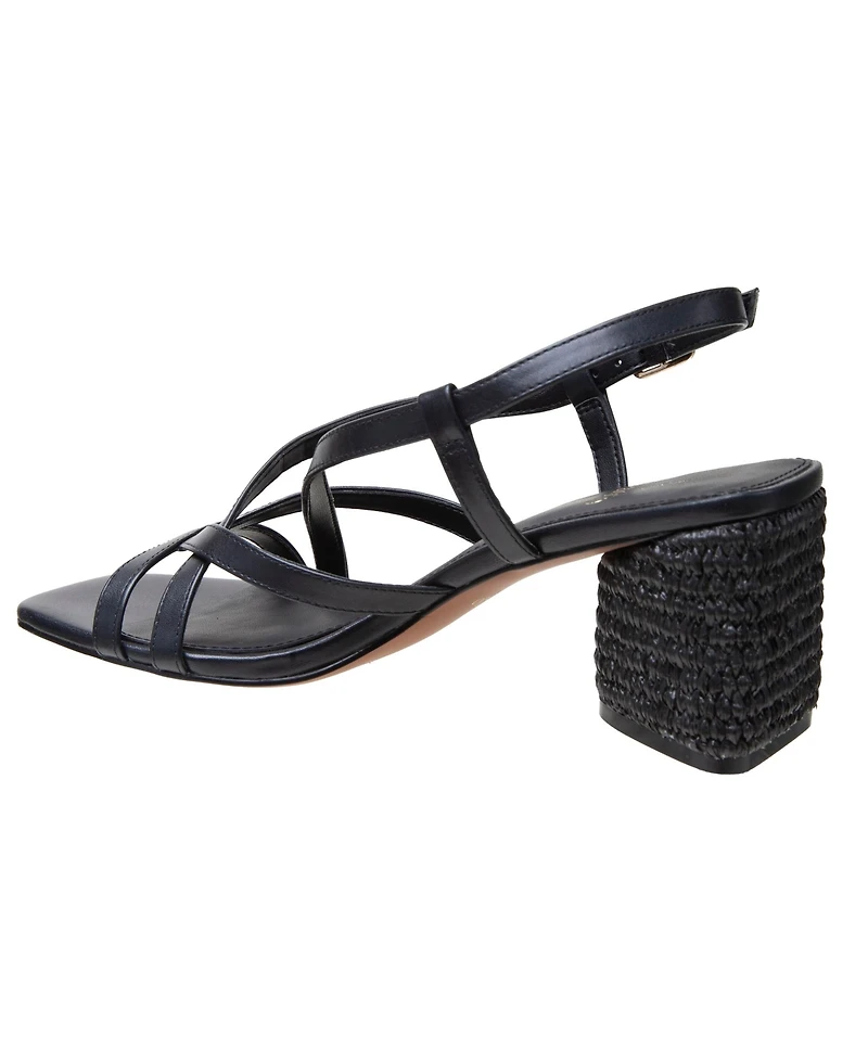 Linea Paolo Hazel | Raffia Block Heel Sandals
