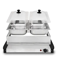 Elite Cuisine 5 Quart Stainless Steel Electric Buffet Server