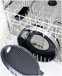 Elite Cuisine 12-Inch Stainless Steel Deluxe Indoor Grill with Tempered Glass Lid