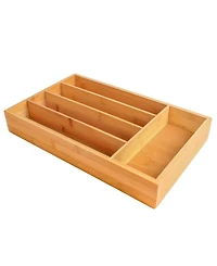BergHOFF Bamboo 5-Slot Flatware Organizer, 13.5" x 8.25"