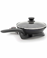 Elite Cuisine 10.5" Electric Skillet with Handle