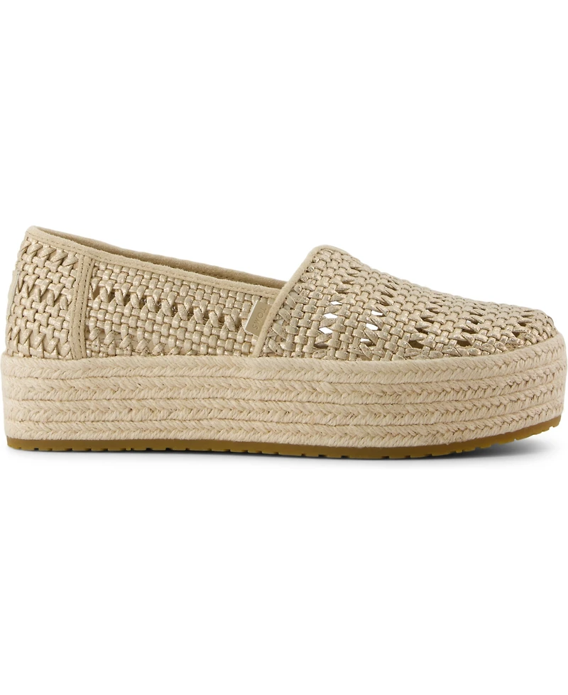 Toms Women's Valencia Platform Espadrille Slip-On Shoes
