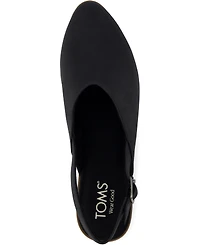 Toms Women's Jade Slingback Pointed Toe Flats