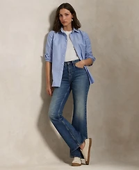 Polo Ralph Lauren Women's Stretch Slim Fit Oxford Shirt