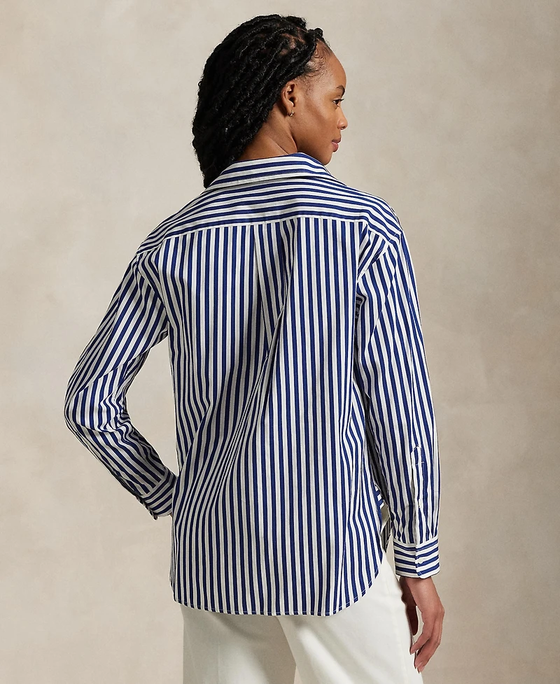 Polo Ralph Lauren Women's Relaxed-Fit Striped Cotton Shirt
