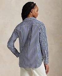 Polo Ralph Lauren Women's Relaxed-Fit Striped Cotton Shirt
