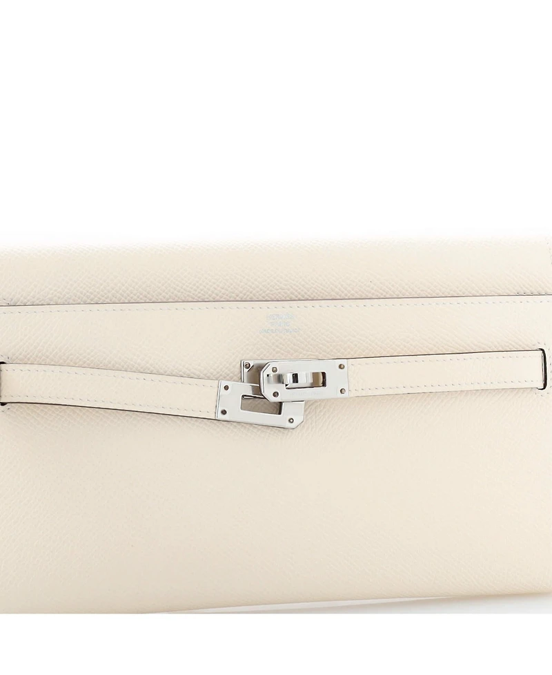 Pre-Owned Hermes Kelly To Go Wallet Verso Epsom