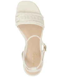 Aldo Women's Aberitram Two-Piece Espadrille Wedge Sandals