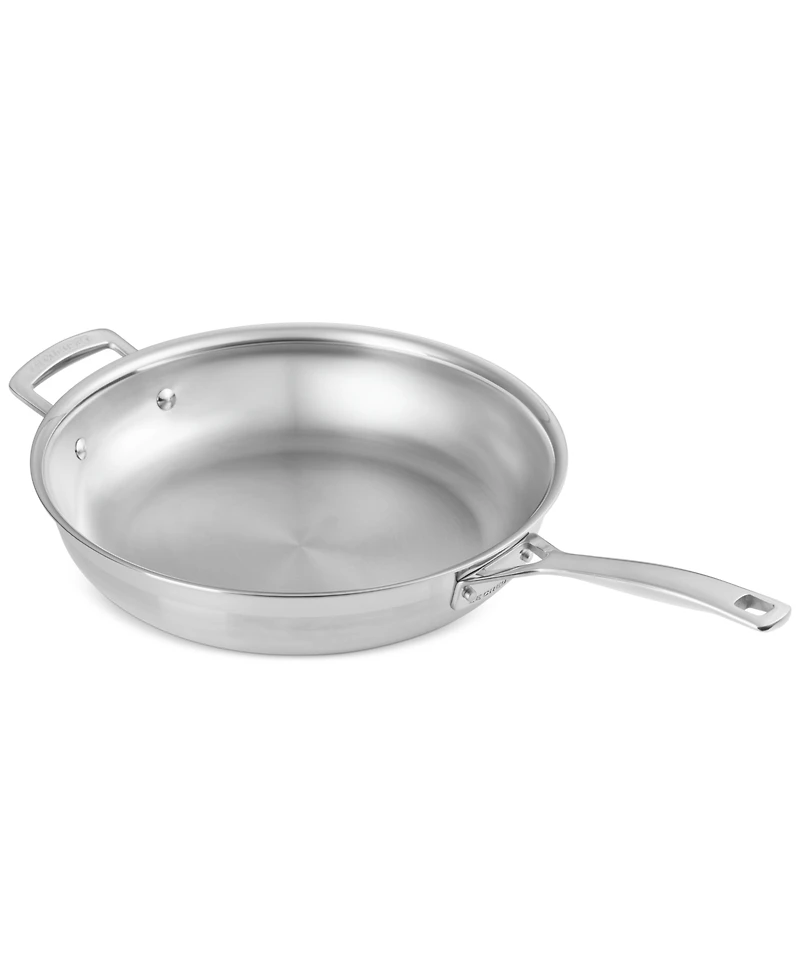 Le Creuset Classic Stainless Steel Round Frying Pan, 12"