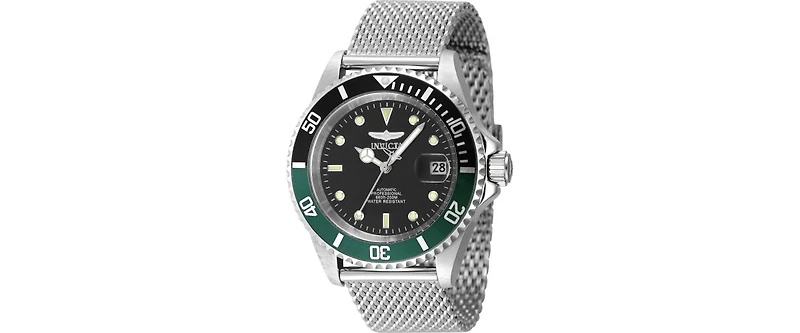 Invicta Men's 48072 Pro Diver Automatic Multifunction Black Dial Watch