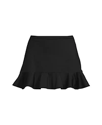 Lands' End Women's Ruffle Hem Mini Swim Skirt