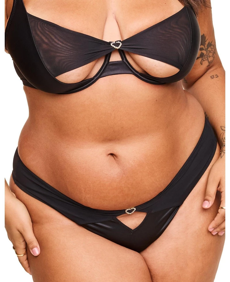 Libi Women's Plus-Size Cheeky Panty
