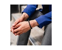 Vincero Men's 8mm Bead Bracelet Stainless Steel with Push Clasp