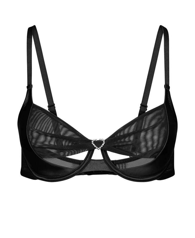 Libi Women's Unlined Demi Bra