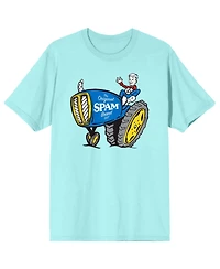 Spam Men's The Original 1937 Boy and Tractor Celadon T-Shirt-xl