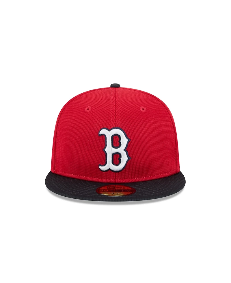 New Era Men's Red Boston Red Sox 2025 Spring Training 59FIFTY Fitted Hat