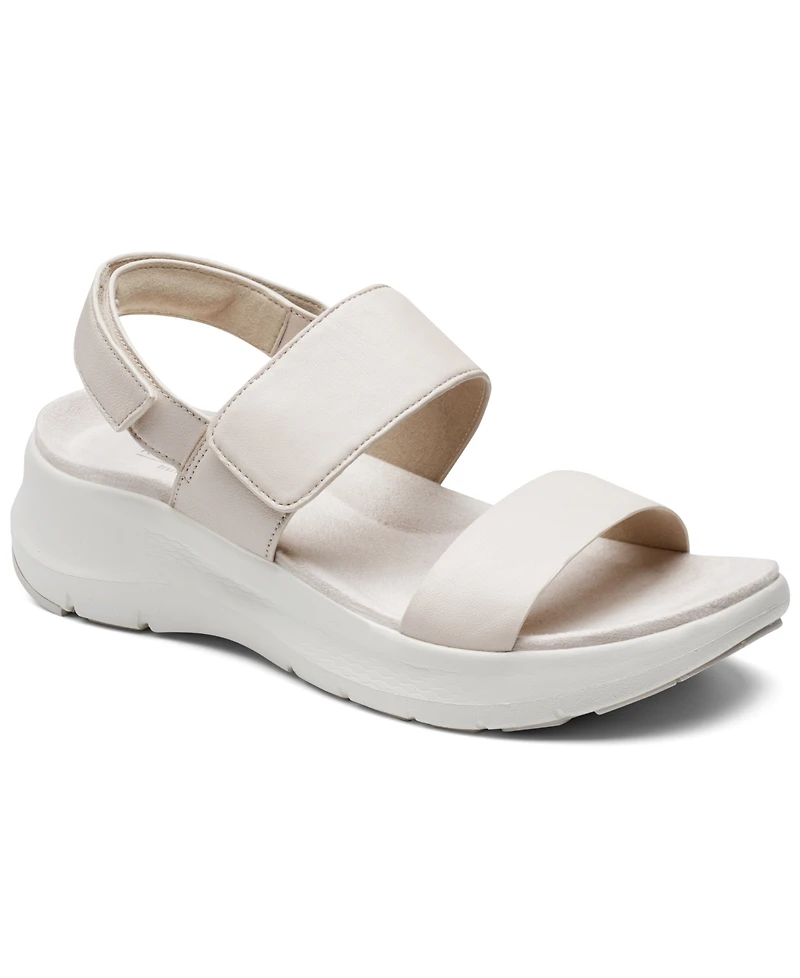 Rockport Women's Qwera Open Toe Strappy Casual Wedge Sandals