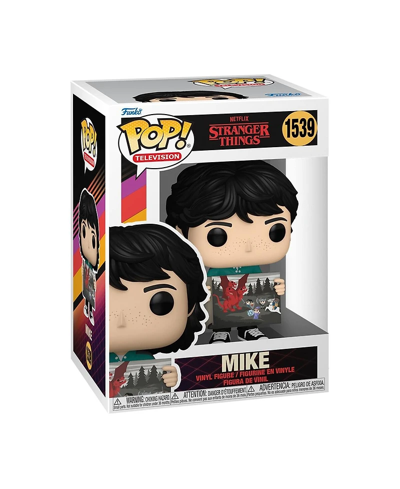 Funko Pop Stranger Things 1539 Mike with Will's Painting Vinyl Figure