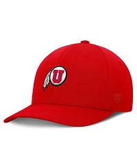 Top of the World Men's Red Utah Utes Reflex Logo Flex Hat