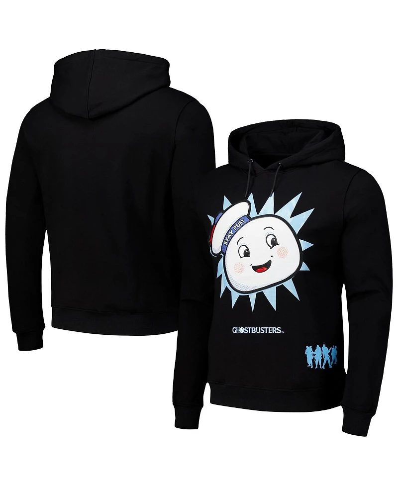 Freeze Max Men's and Women's Black Ghostbusters Stay Puft Pullover Hoodie