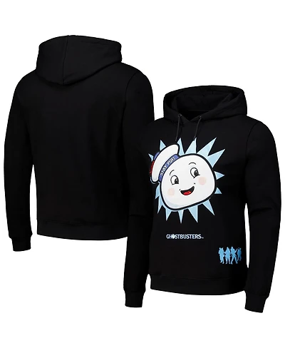 Freeze Max Men's and Women's Black Ghostbusters Stay Puft Pullover Hoodie