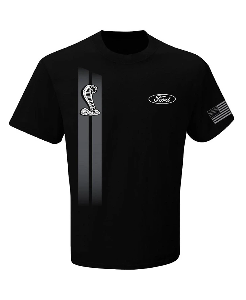 Checkered Flag Sports Men's Black Ford Cobra T-Shirt