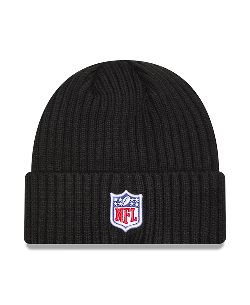 New Era Men's Black Cleveland Browns 2024 Nfl Crucial Catch Cuffed Knit Hat