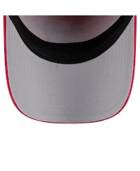 New Era Men's Red Carolina Hurricanes Core A-Frame 9FORTY Adjustable Hat