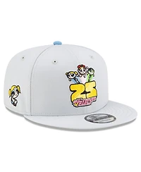 New Era Men's Gray The Powerpuff Girls 25th Anniversary 9FIFTY Snapback Hat