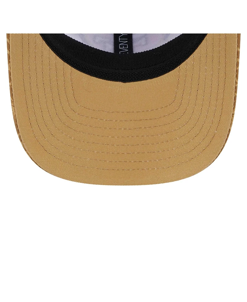 New Era Men's White/Gold San Francisco 49ers Aapi Apex Collection Floral 9SEVENTY Stretch-Snap Hat