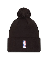New Era Men's Black Portland Trail Blazers 2024/25 City Edition Cuffed Knit Hat with Pom