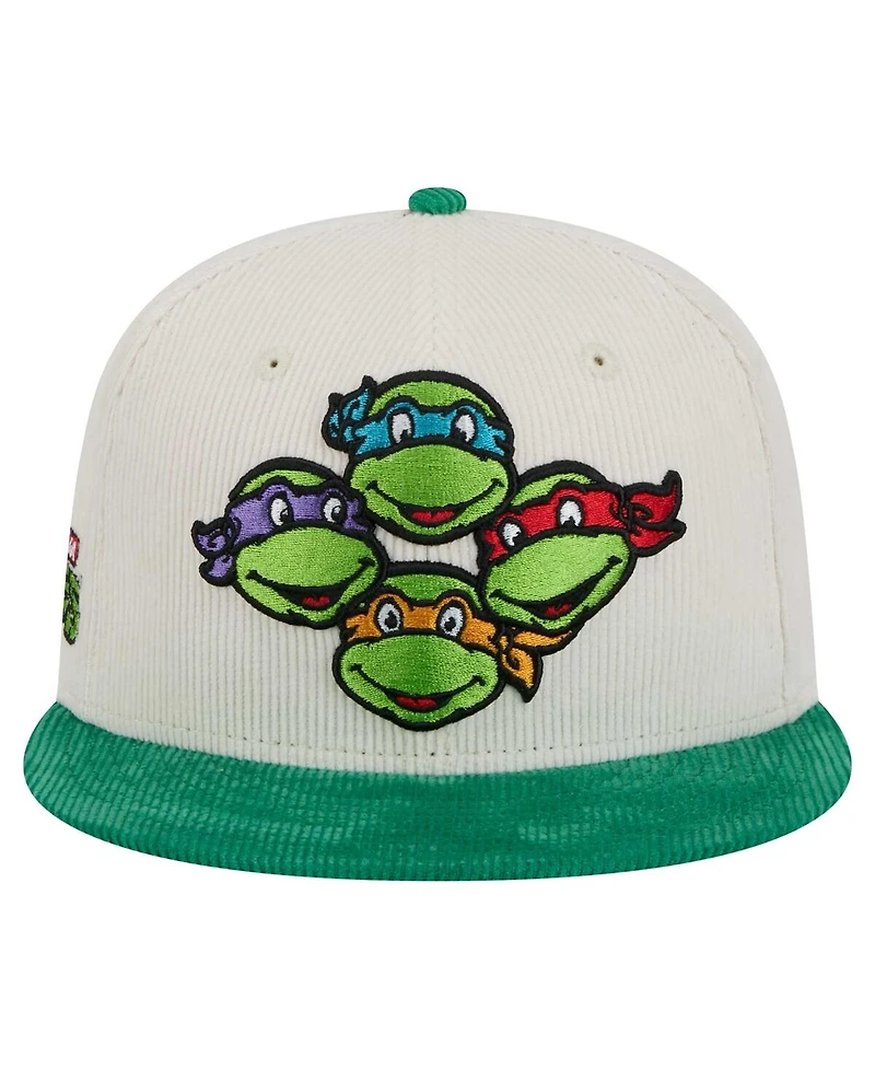 New Era Men's Cream/Green Teenage Mutant Ninja Turtles 9FIFTY Snapback Hat