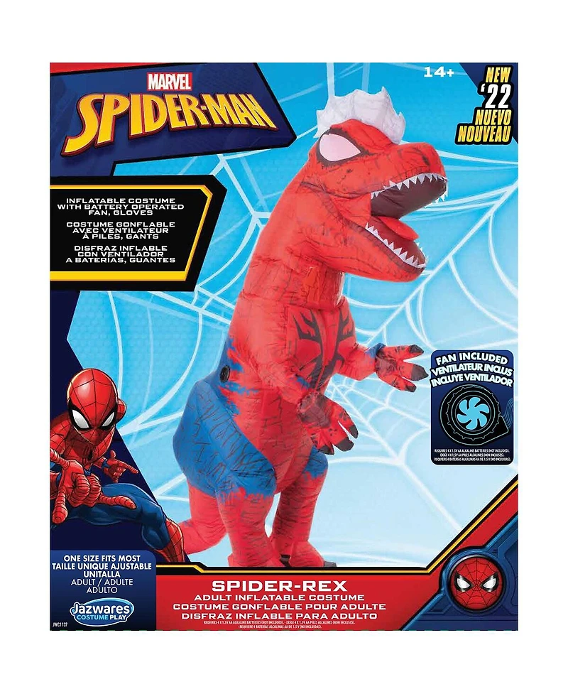 Jazwares Men's and Women's Spider-Man Inflatable Spider-Rex Costume