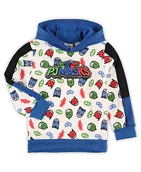 Children's Apparel Network Preschool White Pj Masks Pullover Hoodie and Joggers Set