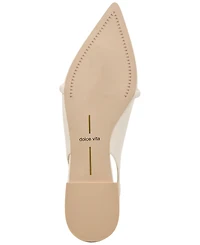 Dolce Vita Women's Payge Bow Pointed-Toe Slingback Flats
