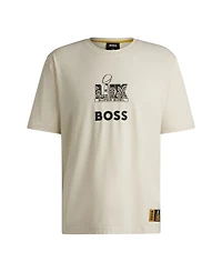Hugo Boss x Nfl Men's Gold-Tone Artwork T-Shirt