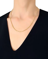 Italian Gold Forza Rope Chain 20" Necklace (2-1/2mm) in 14k Gold