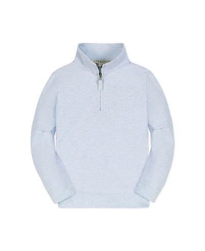 Hope & Henry Boys Organic Long Sleeve French Terry Half-Zip Pullover