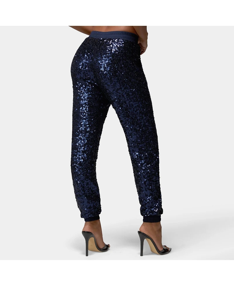 Bebe Women's Bebe X Ciara Sequin Jogger
